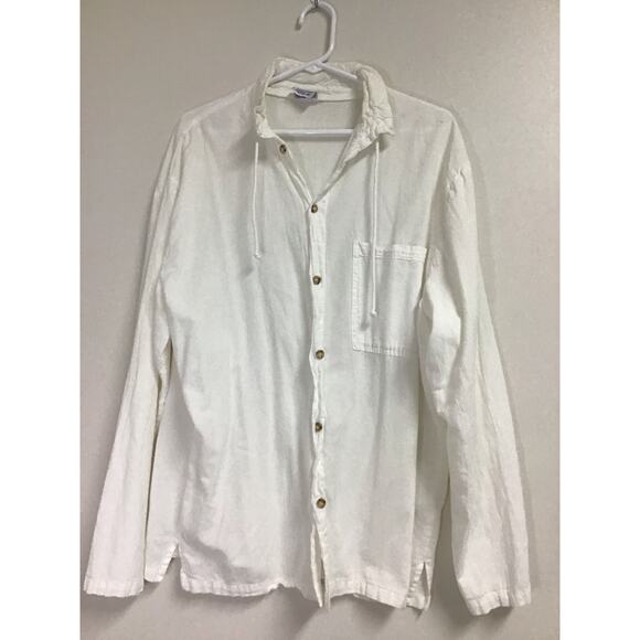 Sea Breeze of‎ California White Button Up Shirt Women's Size Medium - Picture 1 of 5